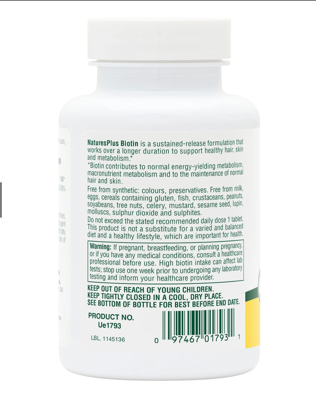 Biotin 10,000 MCG Tablets