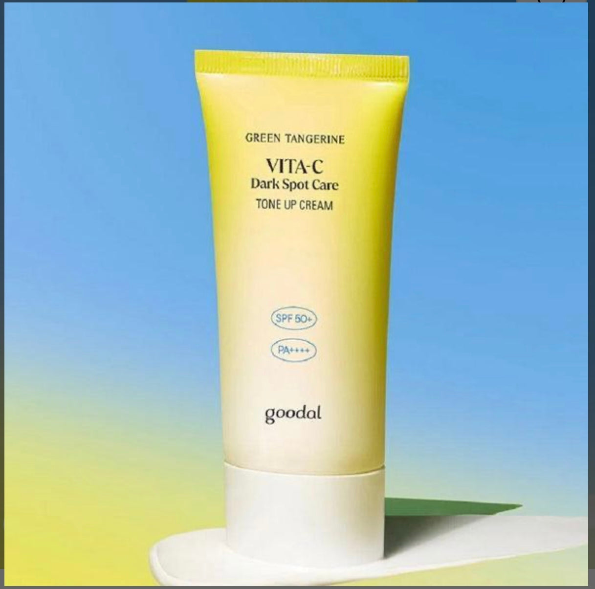 Goodal vitamin c dark spot tone up cream