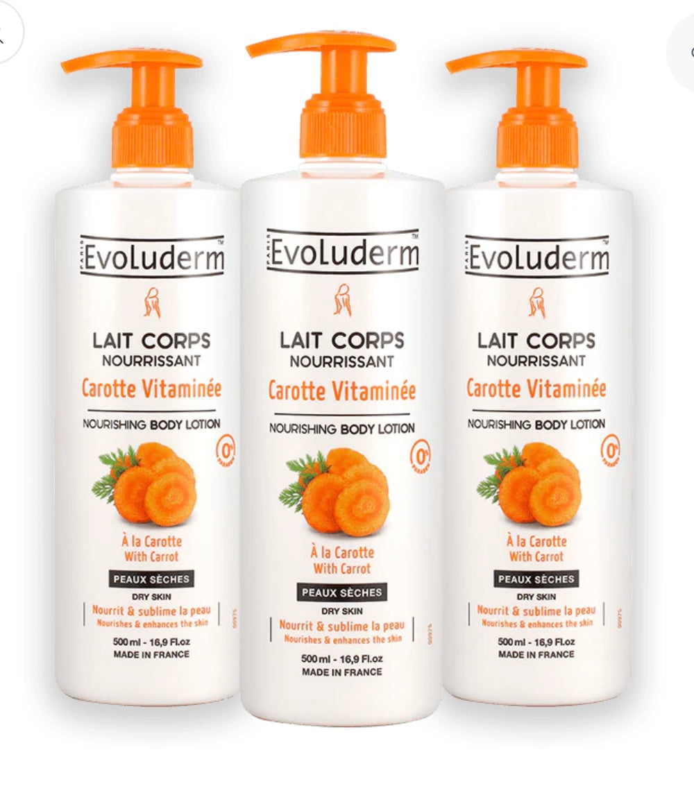 Evoluderm Nourishing Body Lotion With Carrot 500ml