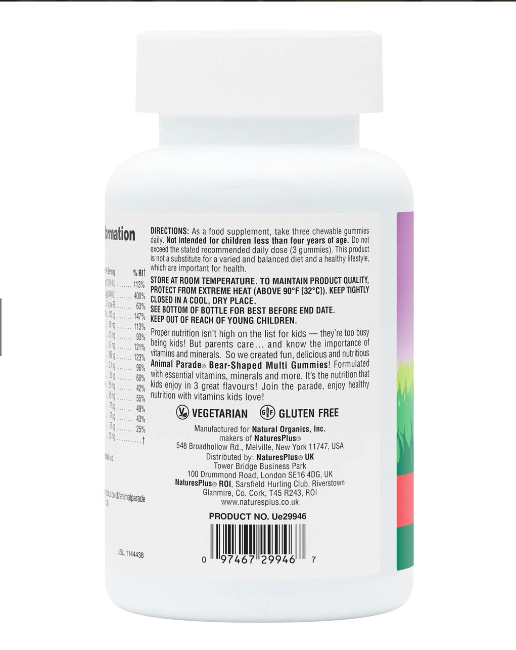 Animal Parade Multivitamin Gummies For Kids