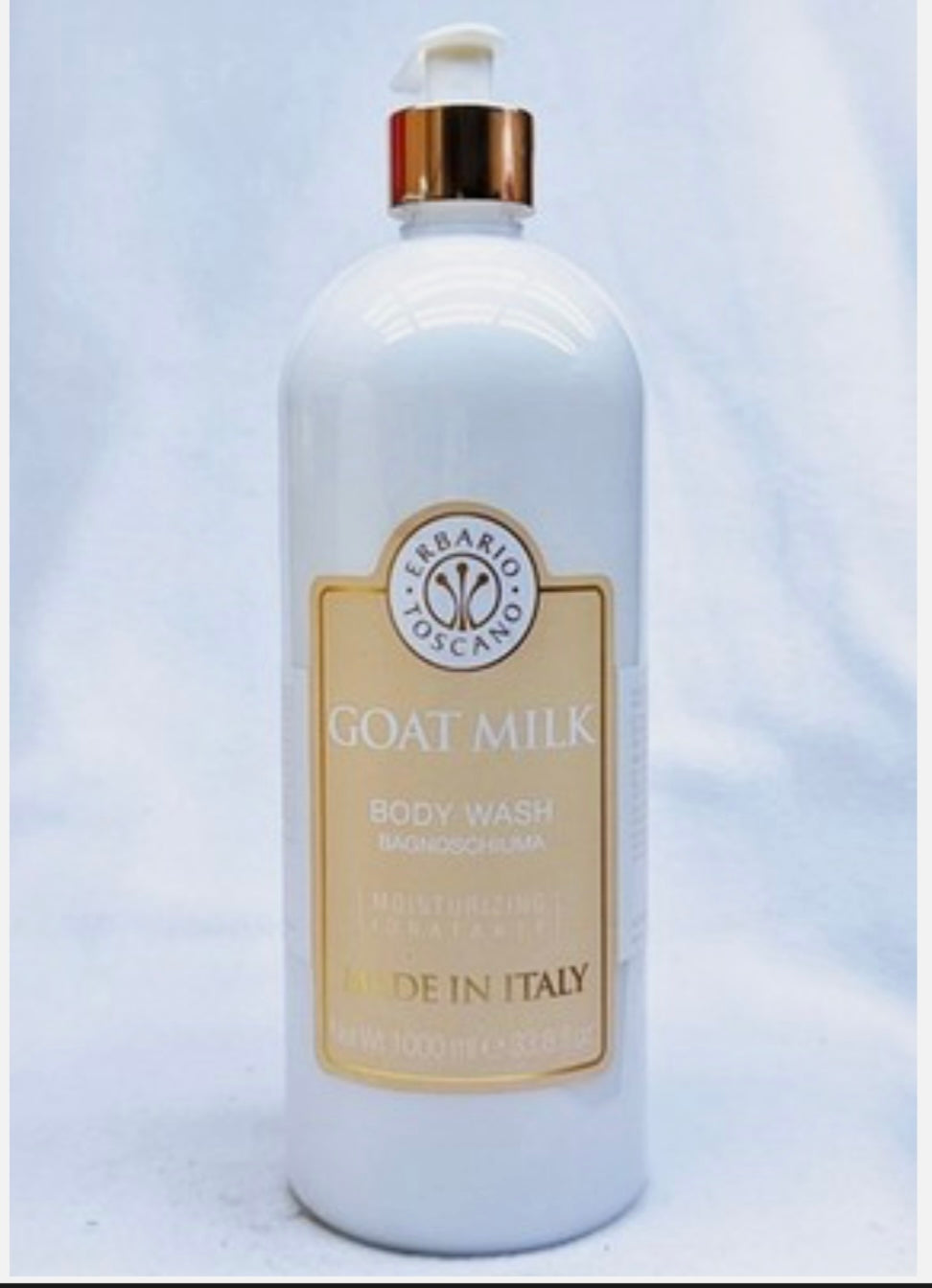 1 Erbario Toscano GOAT MILK Shower Gel Body Wash 33.8 oz