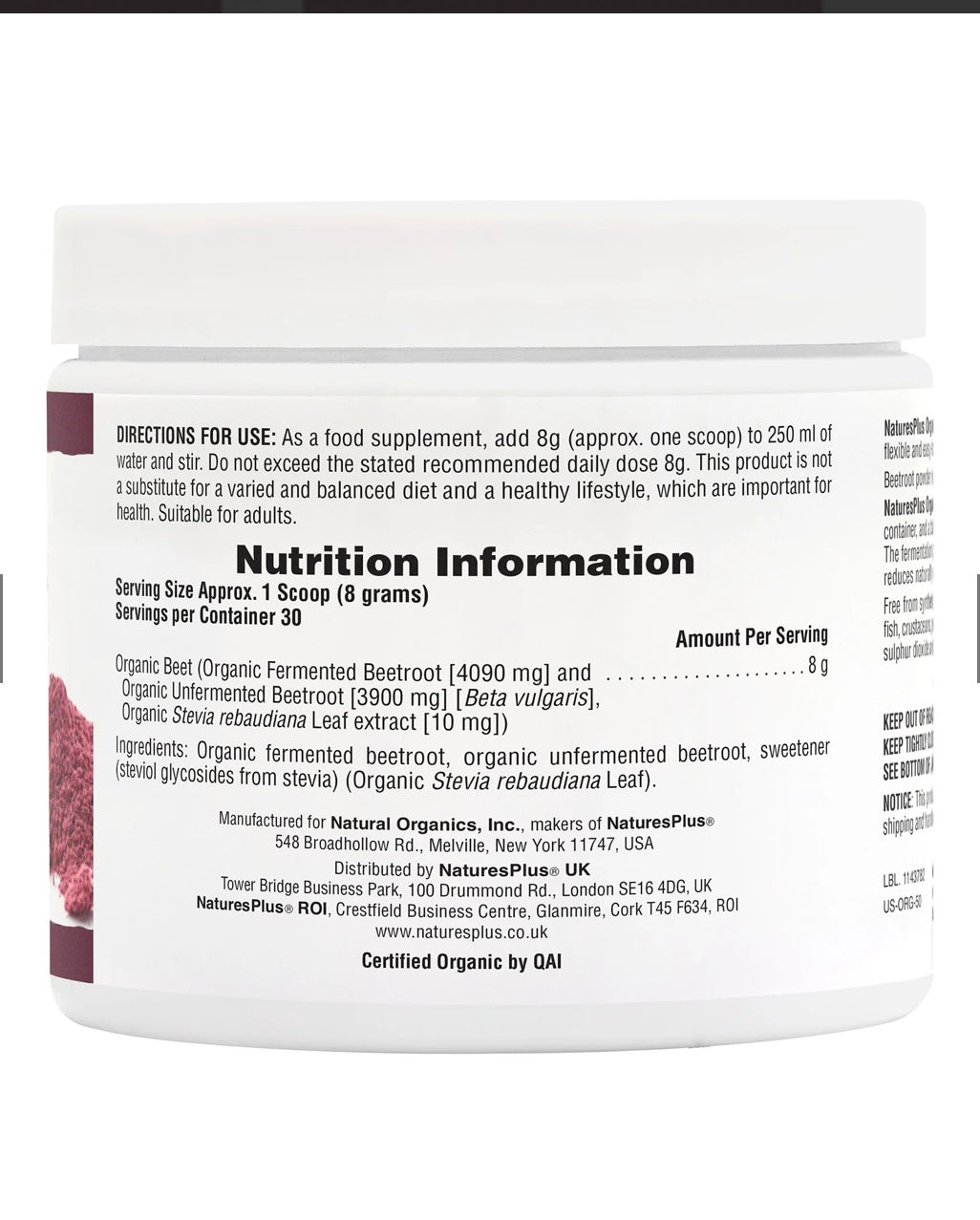 Organic Beet Powder