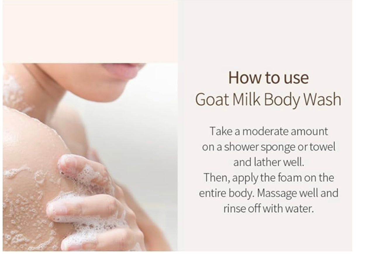 Goat milk body wash