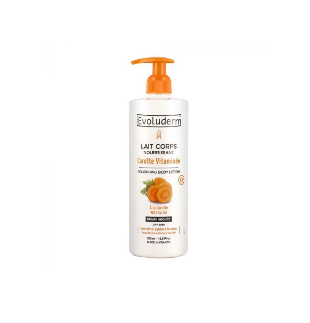 Evoluderm Nourishing Body Lotion With Carrot 500ml