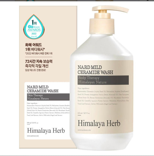 Nard Mild Ceramide Body Wash – Himalayan Herb (500ml)