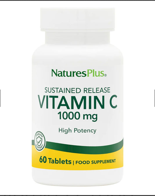 Vitamin C 1000 mg with Rose Hips Sustained Release Tablets