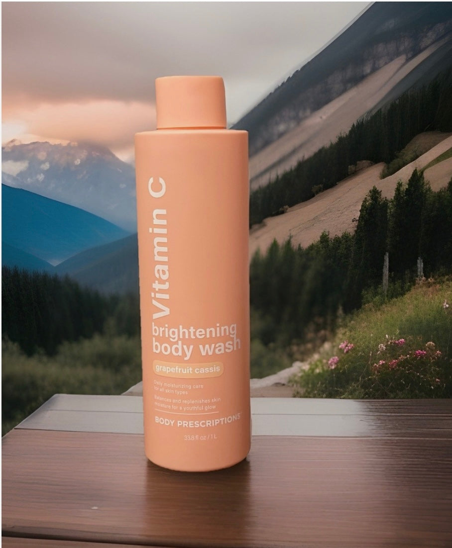 Vitamin C Brightening Body Wash for Glowing Skin UK – Grapefruit 1L