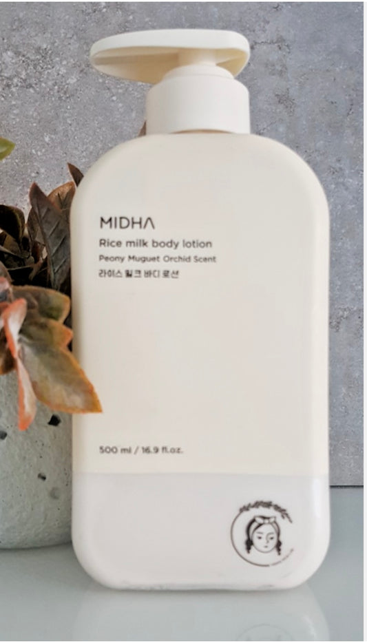 Milda Body Rice Lotion — Lightweight Hydration with Rice Extract