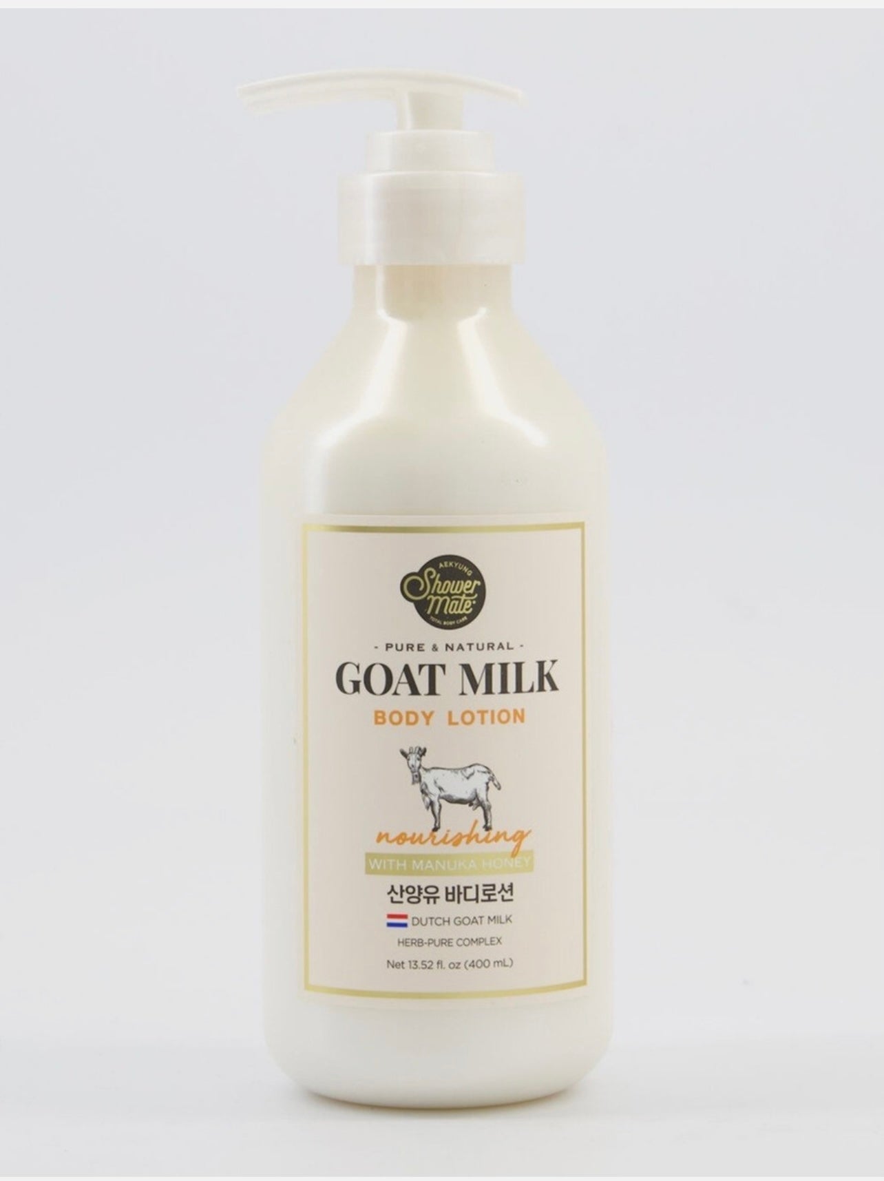 Goat Milk Body Lotion with Manuka Honey 400g - Nourishing & Calming