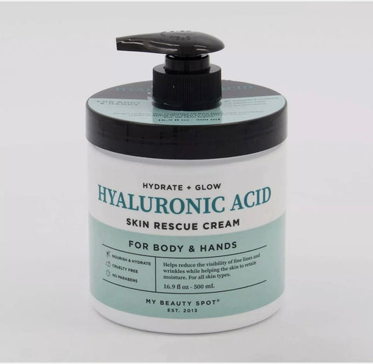 {My Beauty Spot}Hydrate And Glow Hyaluronic Acid Skin Rescue Cream
