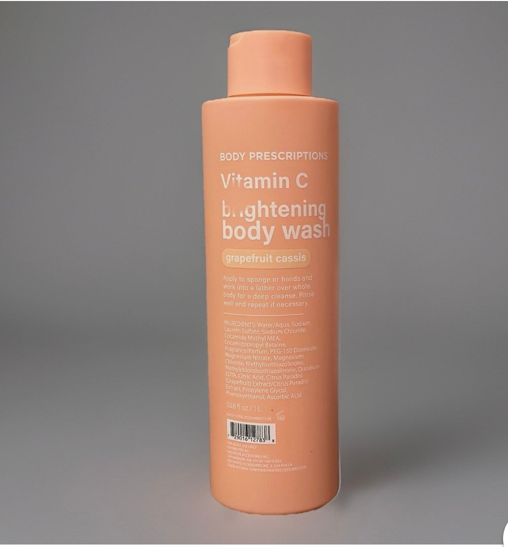 Vitamin C Brightening Body Wash for Glowing Skin UK – Grapefruit 1L