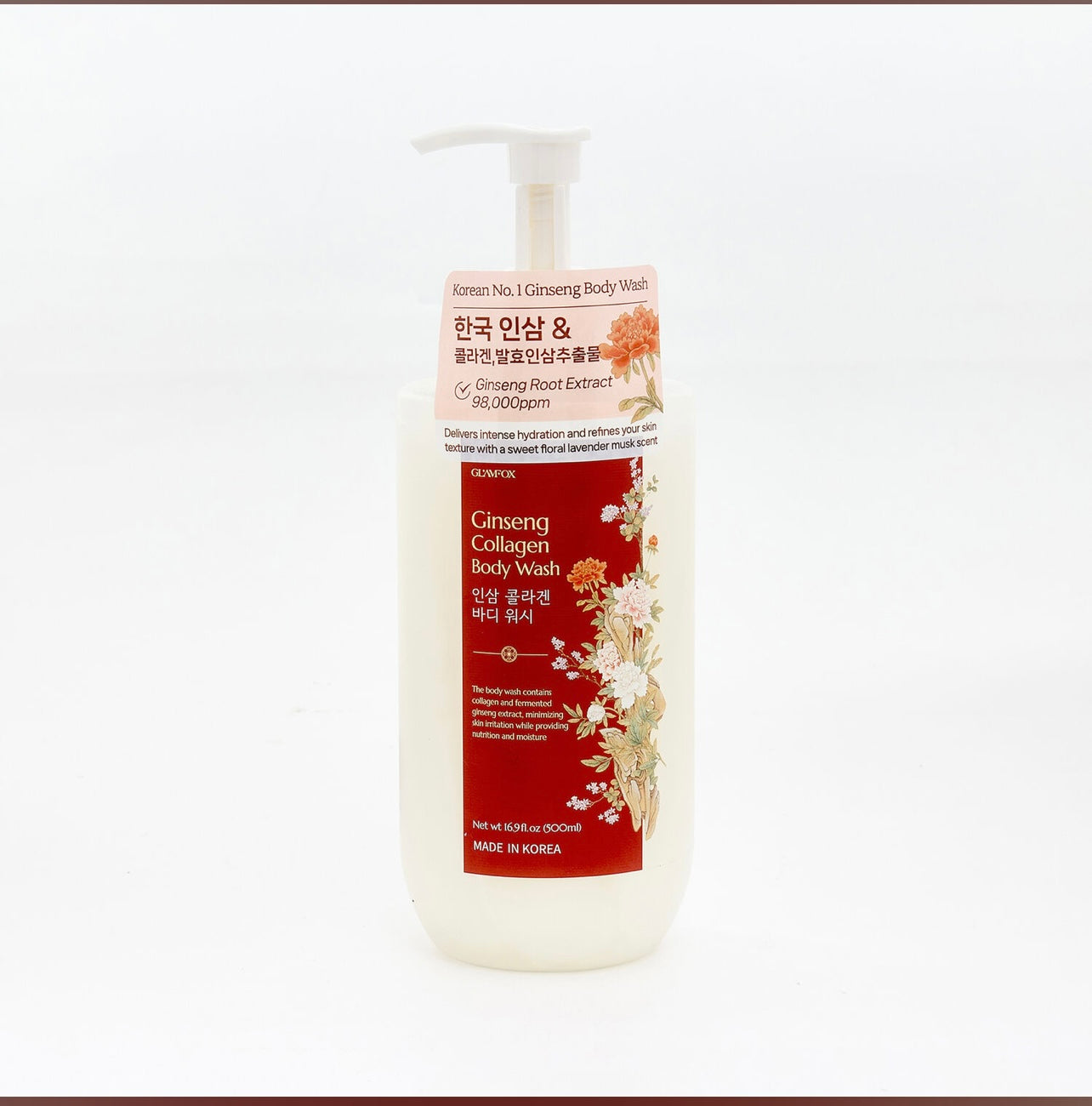 Ginseng Collagen Body Wash 500ml Intense Hydration & Refines Skin